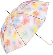 ビコーズ(Because) Because B-551214 Long Umbrella, Clear Umbrella/Feeling Art, Pink