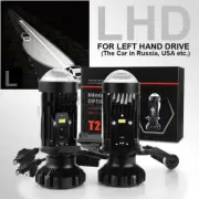 H4 HB2 9003 BI-LED Projector Lens LHD Mini LED Headlight 100W Hi-Low Bulbs 6000K (for: Mini)