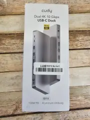 Cudy USB 3.2 Gen 2 Dual 4K 60Hz Display Docking Station, Up to 2 Monitor Display