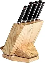 Kamati Avant-Garde Revolving Chef Knife Knives Block Set with Tablet Holder 6-Piece