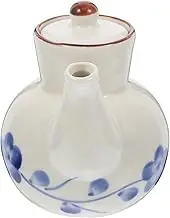 PHENOFICE Ceramic Seasoning Pot Seasoning Storage Bottle Condiment Dispenser Simple Style Vinegar Holder Oil Dispenser Multi-function Seasoning Jar Household Vinegar Dispenser Kitchen Holder