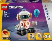 LEGO Creator 3 in 1 Space Robot 31164 Building Toy Robot, Spaceship & Robot Dog