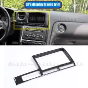 Real Dry Carbon Fiber Navigation GPS Display Trim Cover For Nissan GTR R35 08-16 (for: Nissan)