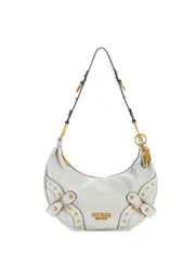 GUESS Women's Stone Natalya Hobo Bag in White