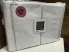 Bellino Hotel Collection Sheet Set 100% Cotton Percale - Solid White - King -NWT