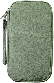 [XINYUICEAN] 1Pc Travel Passport Wallet Family Passport Holder,Travel Wallet and Passport Holder,Passport Card Holder Passport Wallet Travel Documents Organizer Holder Passport Holder Passport Wallet (Green)