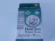 Whitman 5 Pack of Coin Tubes for Dimes