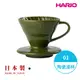 【HARIO官方】日本製V60彩虹磁石濾杯01-藍媚茶(1~2人份) VDC-01-AG-EX