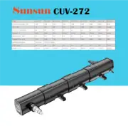 SUNSUN 72W UV Clarifying Light Pond Clarifier Aquarium Fish Tank UV Sterilizer