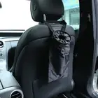 Car Seat Litter Trash Garbage Hang Bag Holder Container Storage Bin Black Parts