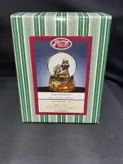 San Francisco Music Box Co Nativity Holy Family Snow Globe Away In The Manger