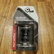 ODI V2 Motorcycle Grips Half Waffle Lock-On Black KTM HON KAW SUZ YAM HUSQ