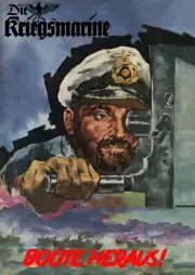 WW2 German U-Boat Captain Looking Through the Periscope Picture Poster