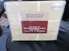 King Sheet Set 400 CT 100% COTTON SATEEN GOLD DAMASK STRIPE DESIGNER COLLECTION