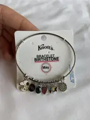 Knott’s Berry Farm charm birthstone birth month Bracelet snoopy Peanuts May