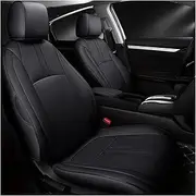 Car Special Seat Covers Compatible for Honda Select Sedan 2016-2018,2019-2024 40/60 Split on Second Row-Black Seat Cushion Styling(Coffee 2021)