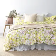 Bambury Phoebe Quilt Cover Set Soft Touch Woven Home Decor Bedding