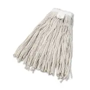 Boardwalk Cut-End Wet Mop Head, Cotton, No. 24, White 12/Carton