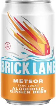 Brick Lane Meteor Zero Sugar Ginger Beer 355ml