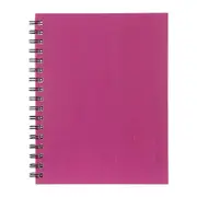 Spirax 511 Hard Cover Book Pink S/O Pk5