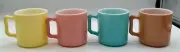 *4*NOS*In Box*Vintage*Hazel Atlas*Colorful*Kiddie Mugs*Children's Mugs*23288L