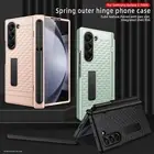 Hinge Protection Kickstand Rugged Case with Screen Protector for Galaxy Z Fold 6