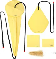Saxophone Cleaning Cloth Kit, for Alto Tenor Soprano Sax and Other Wind & Woo...