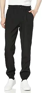 Arbe(アルベ) Albe DN8912 Easy Pants, Multi-Purpose, Stretch/Front Zipper, Elastic Waist/String/Elastic Hem