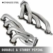 Exhaust Header Set 1 5/8" Exhaust Turbo Headers, Stainless Steel Exhaust Manifold Headers, Shorty Engine Conversion LS Swap Exhaust Headers for Chevy Corvette 1963-1981 V8 Engines LS1 LS2 LS3 LS6 LS10 SUV/Truck Car