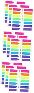 TEHAUX 3pcs 6 Bookmarks Set Book Marks for Reading Highlight Strips Reading Strips Portable Sentence Markers Learning Accessory