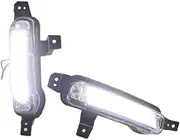 Compatible for Suzuki Vitara 2015-2020 LED Daytime Running Lights & Fog Lamps with Yellow Turn Signal(White Yellow Blue)