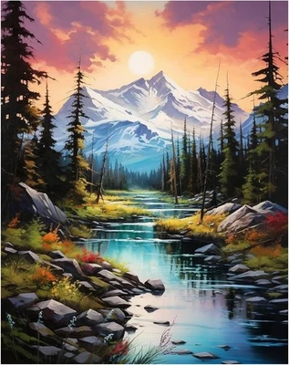 EmptyZ DIY Oil Painting, Paint by Number Kits on Canvas, Painting for...
