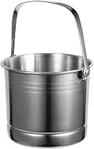 Stainless Steel Ice Cube Bucket Handheld Wine Bucket for Parties Bars Beverage Storage Container Scratch Resistant Design for Serving Chilled Drinks