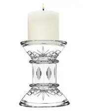 Godinger Dublin Crystal Pillar Holder with Candle
