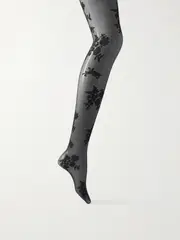 [Valentino Garavani] Valentino Garavani - Stretch-lace Tights - Black - M M Black