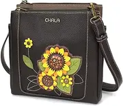 [CHALA] Merry Messenger RFID Protected Women Faux Leather Shoulder Purse with Adjustable Crossbody Strap