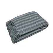 Derrick Grey Throw Rug by J.Elliot Home