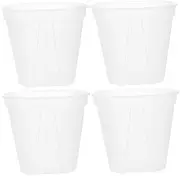 PAMINGONO 4pcs Root Control Pot Planting Containers Plastic Planting Cups Ventilation Planter Plant Nursery Pot Planting Planter Pot for Garden Orchid Pot Garden Flower Pot Plastic Planter