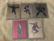 MARVEL RENDITIONS METAL GREGO MASTERPIECES CHROME PLATINUM AUTO PSA (243) CARDS