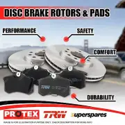Protex Front Brake Rotors TRW Pads for Volkswagen Beetle 1300 1500 1600 L S LS (for: Volkswagen)