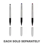 Artline Fine Signature Smooth Rollerball Pen Silver Superiorly Barrel Sleek
