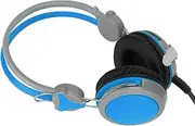 Stereo Gaming Headset, Ergonomic Gaming Headphone Stereo Surround with Noise Cancelling Mic, Breathable Protein Ear Cushions, for Gaming, Work, Study, Chat (Blue)