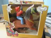 Vintage Wind-Up Galloping Western Hero (B28)