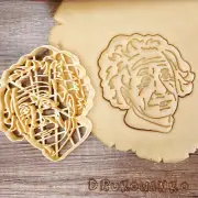 Albert Einstein Portrait Scientist Physicist Human Famous History Cookie Cutter