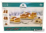 Bakers Advantage Fillables 2 pc mini loaf pan 8 cup non stick cake pan. Baking.