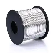 Aluminum Craft Wire 75 Feet 1.5mm/ 16 Gauge Soft Silver Metal Aluminum Wire B...
