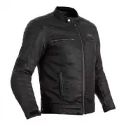 RST Brixton Mens WP Wax Cotton Motorcycle Jacket Black RSJT297510062 Size X-Lge