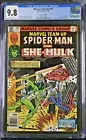 Marvel Team-Up 107 CGC 9.8 NEWSSTAND 1981 Spider-Man She-Hulk Jim Shooter