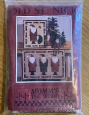 Mumm’s The Word Old St. Nick Wall Quilt Kit, Fabric For Top & Binding, Open Pkg