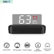 Car OBD2 HUD Head Up Digital Speedometer Projector Speed Alarm Mileage Display